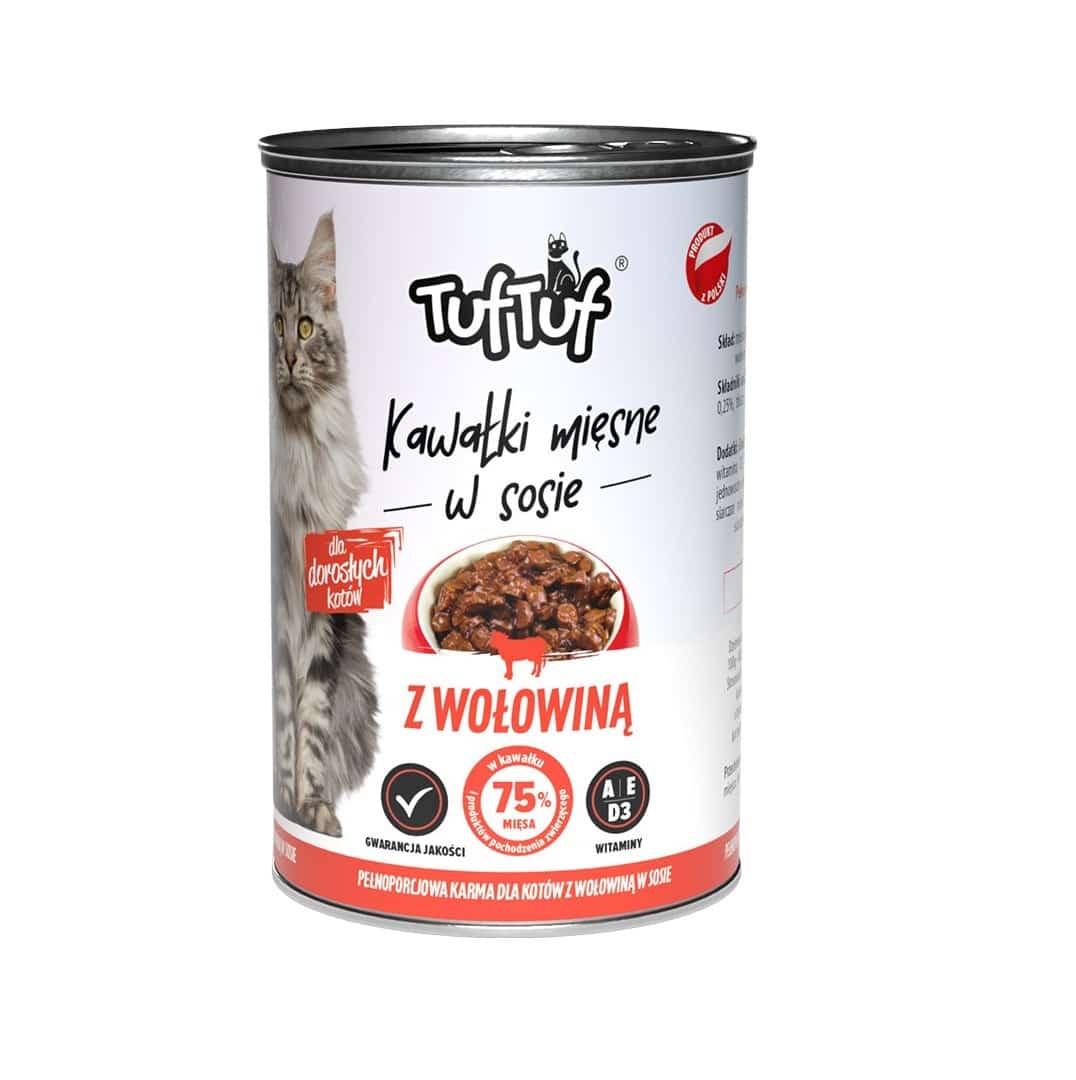 Tuf Tuf kawałki mięsne z wołowiną 415g