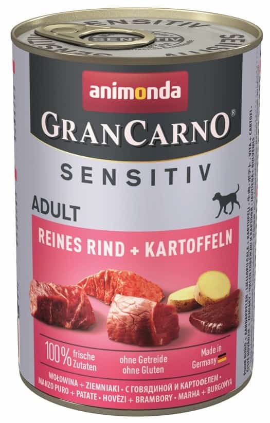 ANIMONDA Grancarno Sensitiv wołowina z ziemniakami 400g