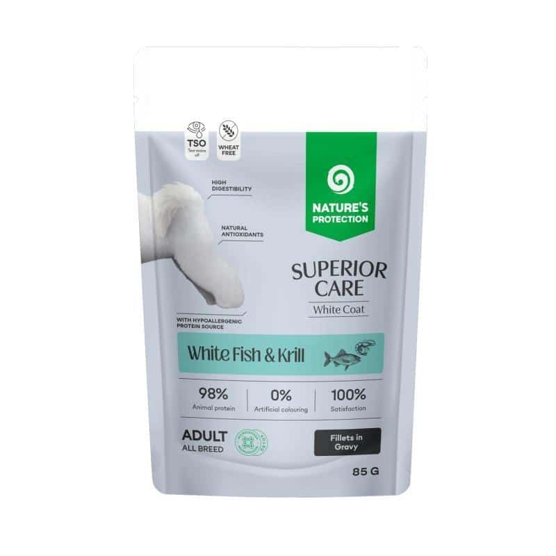 Nature's Protection Superior Care White Fish&Krill 85g