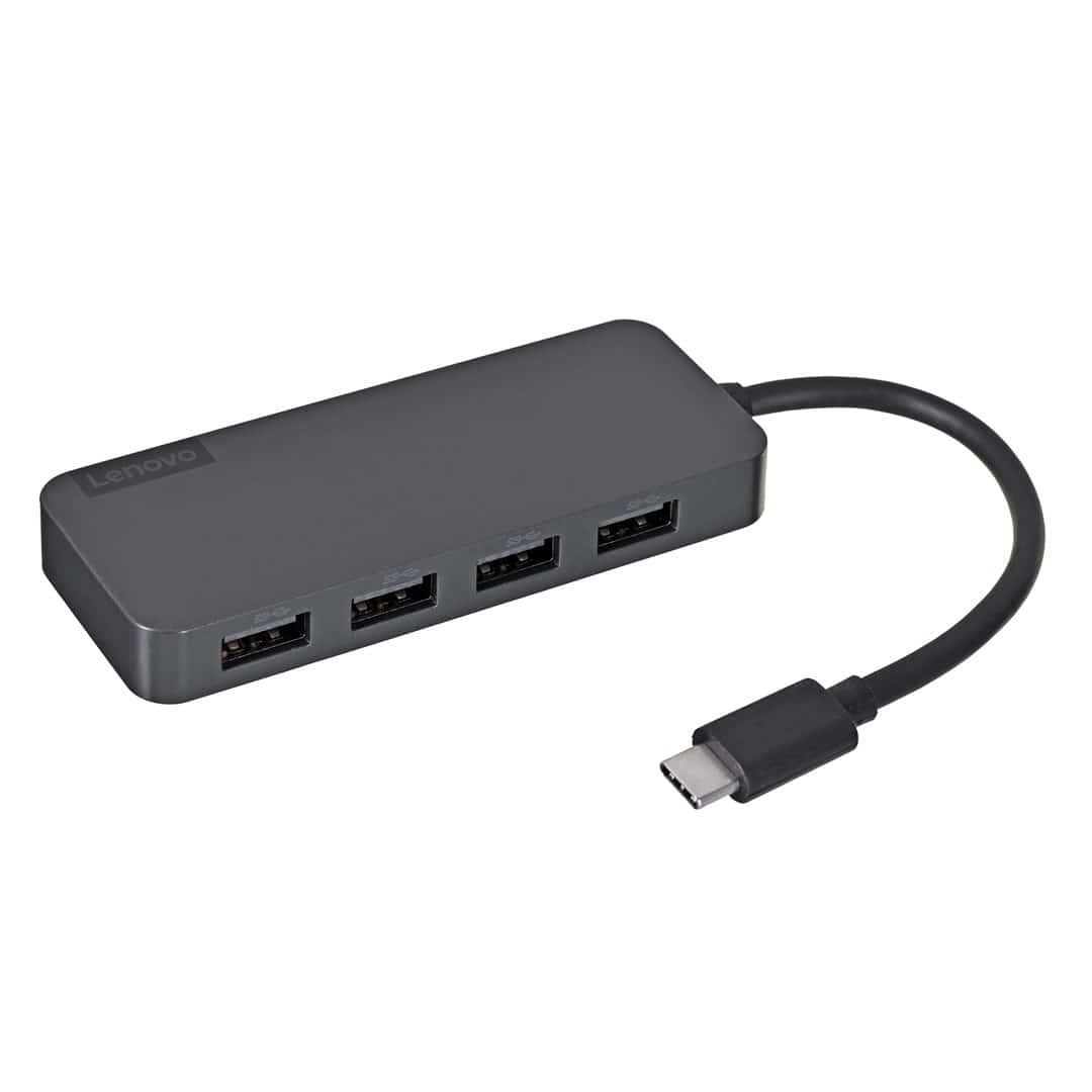 HUB Lenovo 4-portowy USB-C/4xUSB-A GX90X21431