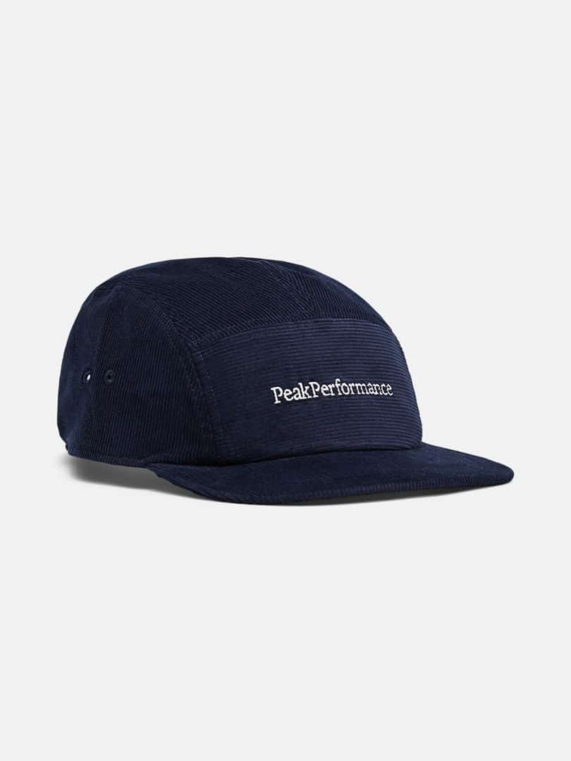 Czapka Peak Performance Cord Cap Niebieska - Wiosna/Lato