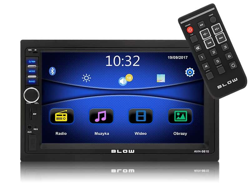 BLOW RADIO AVH-9810 2DIN 7" Radio Odtwarzacz Czarny