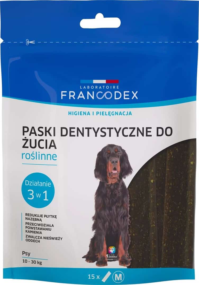 FRANCODEX Paski do gryzienia M na brzydki zapach