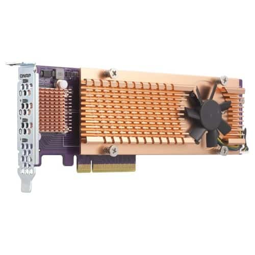 Qnap QM2-4P-384, 4x NVMe SSD M.2 2280 PCIe