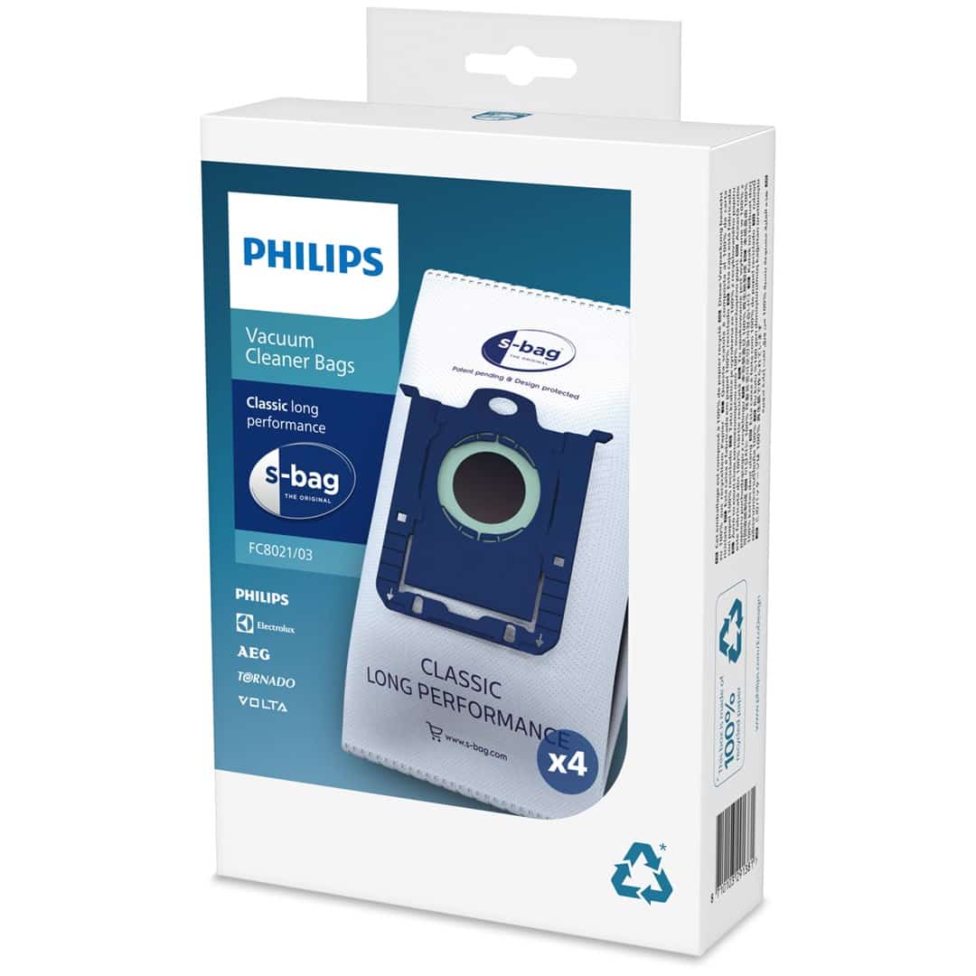 Worek na kurz Philips FC8021/03 dla cylinderów próżniowych, 4 szt.