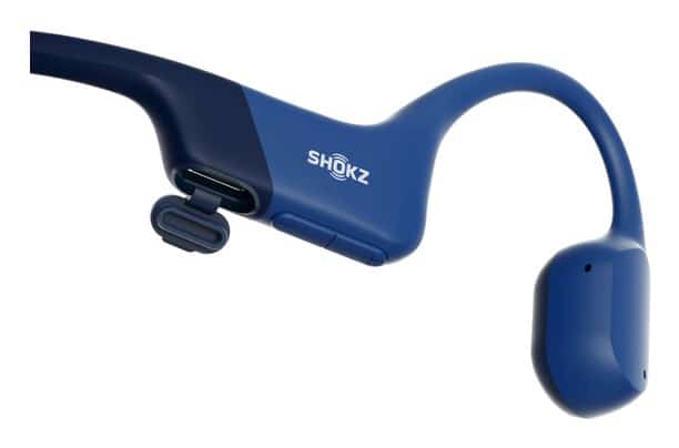 Słuchawki bezprzewodowe Shokz OpenRun USB-C niebieskie