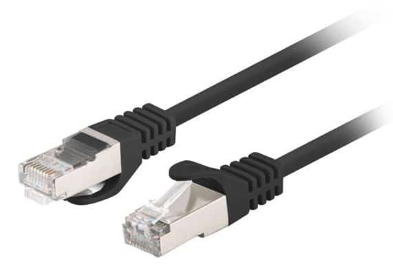 PATCHCORD KAT.6 UTP 3M CZARNY FLUKE PASSED LANBERG 10-PACK