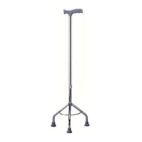 Laska trójnóg rehabilitacyjny srebrny 100 kg