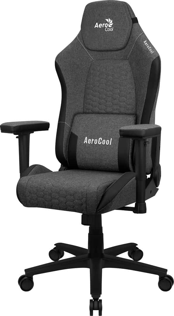FOTEL AEROCOOL CROWN AeroWeave ASH BLACK - Fotel Gamingowy