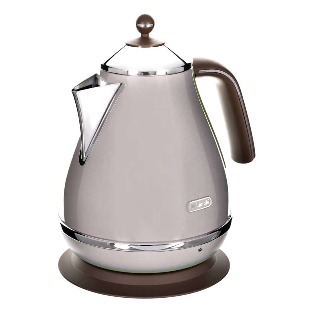 Czajnik elektryczny DeLonghi Icona Vintage KBOV 2001.BG (2000W, 1.7l, beżowy)