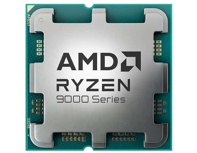 Procesor AMD Ryzen 5 9600X Kluczowe specyfikacje: 12 rdzeni, 24 wątki, 3.7 GHz (do 5.3 GHz Turbo), 3D V-Cache, 70W TDP.