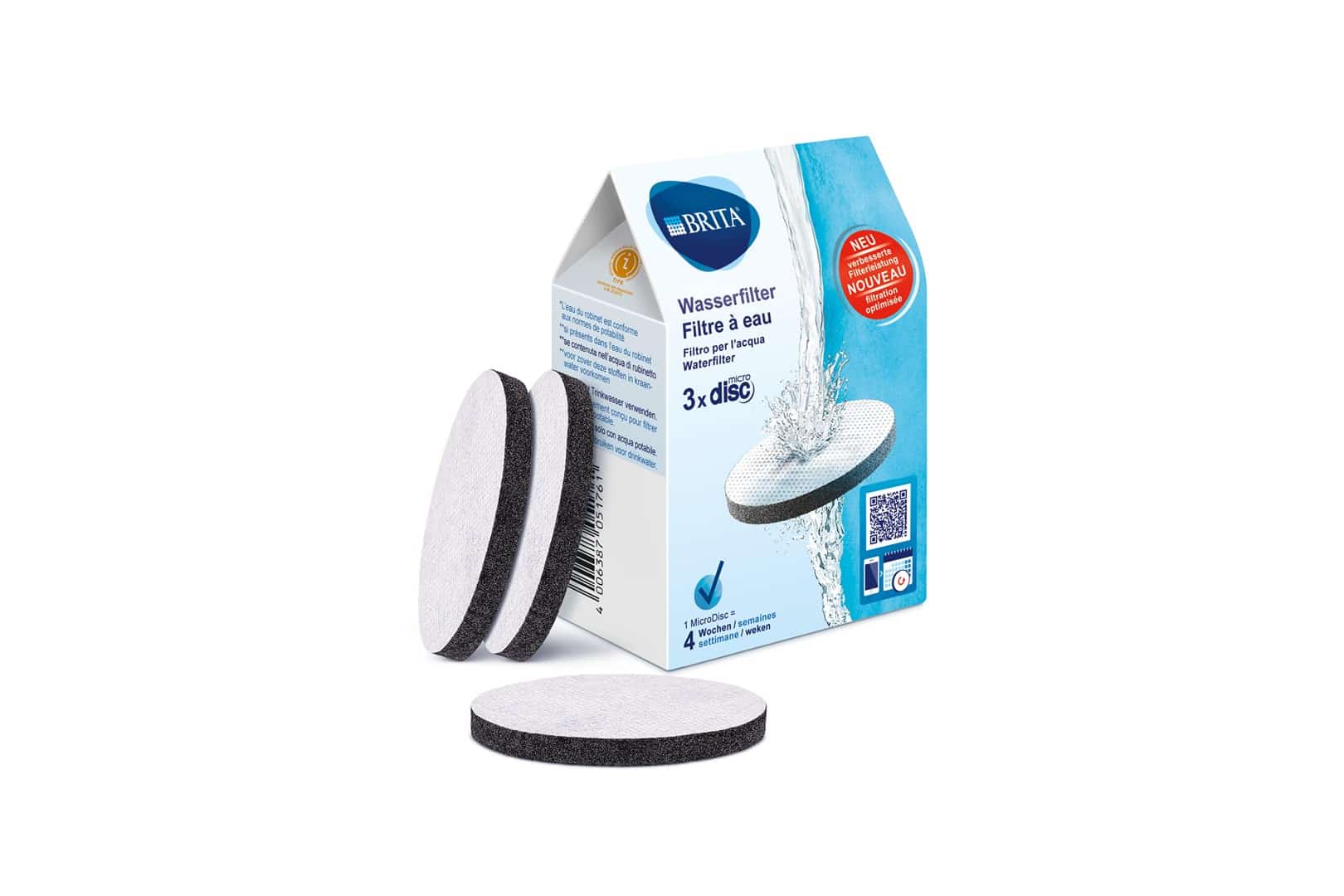 Wkład BRITA MicroDisc Fill&Go (biały) - Dysk filtrujący wodę
