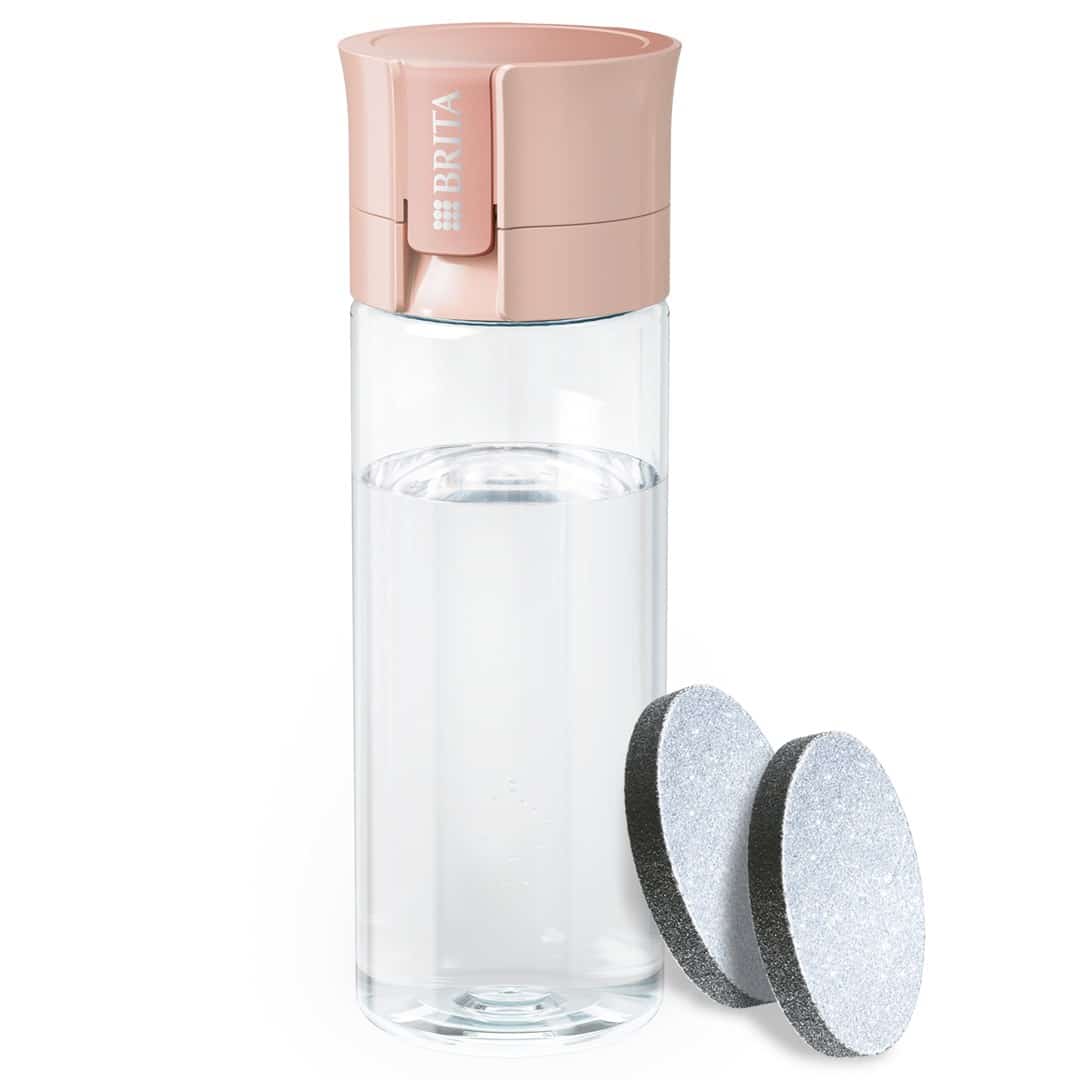 Butelka filtrująca Brita Vital pastelowa brzoskwinia 600 ml 2 filtry