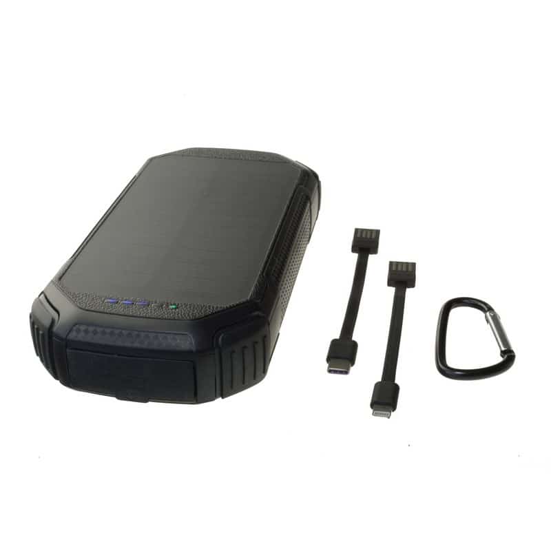 POWERNEED POWER BANK Z PANELEM SOLARNYM 20000MAH CZARNY