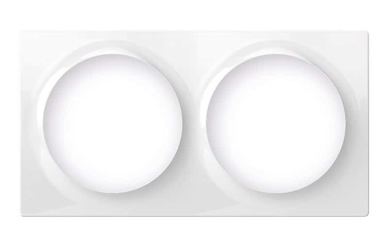 Podwójna ramka FIBARO Double Cover Plate, biała