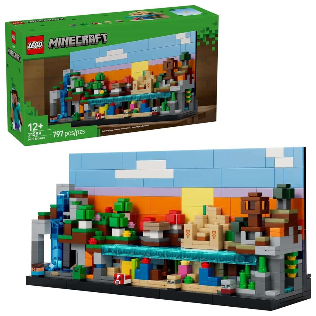 LEGO Minecraft 21589 - Zestaw Minibiomy