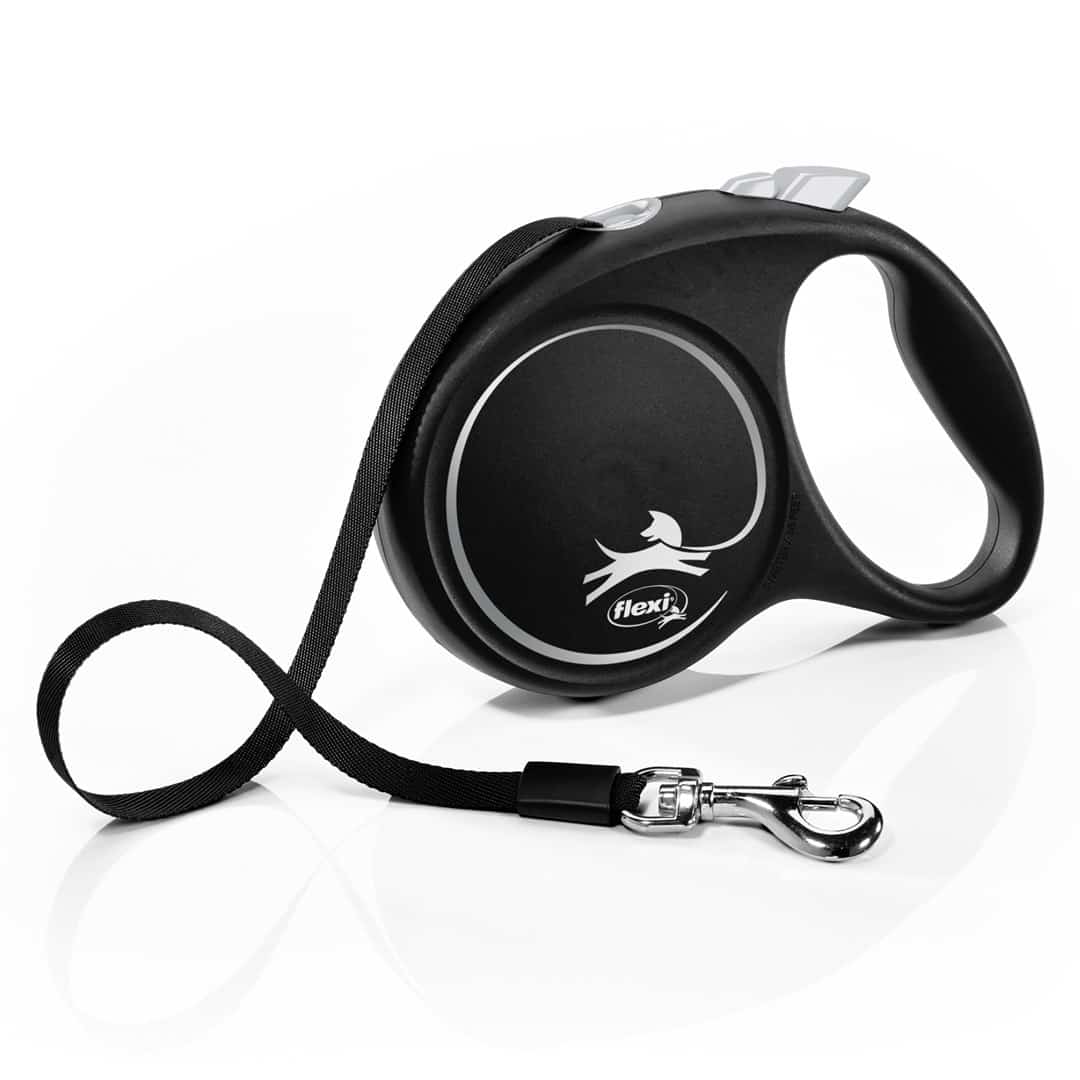 Smycz flexi Black Design M 5 m, do 25 kg