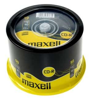 MAXELL CD-R 700 MB, 50 sztuk