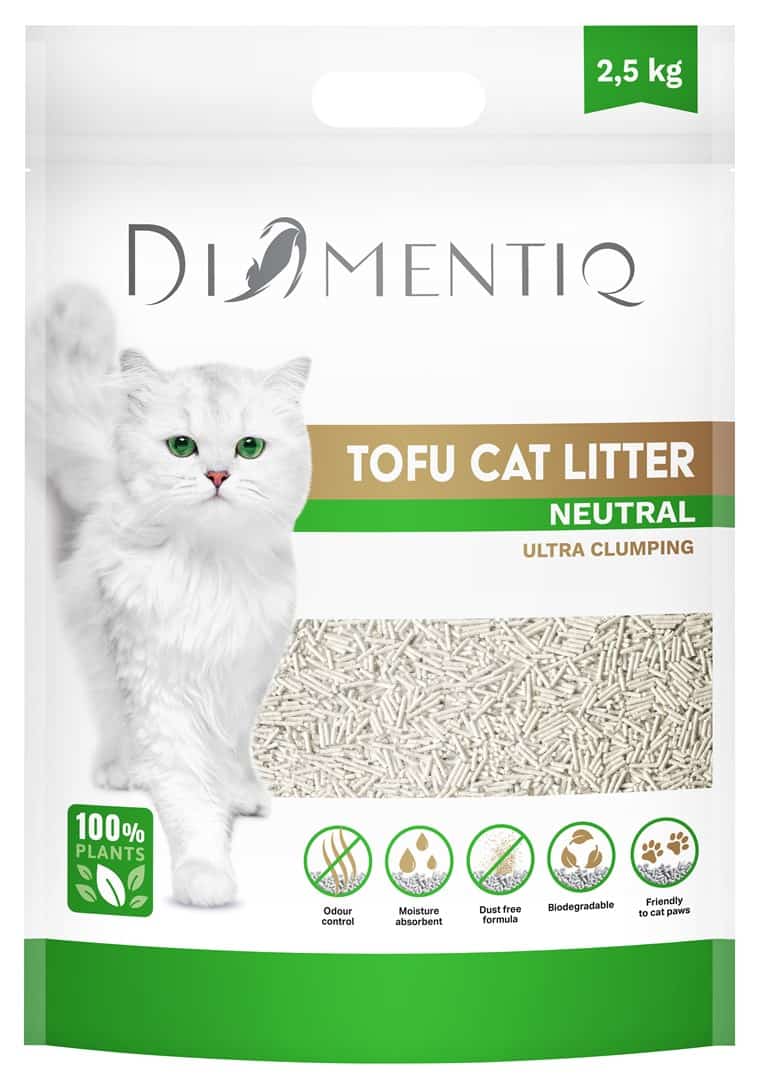 DIAMENTIQ Żwirek Tofu 2,5 kg NATURALNY