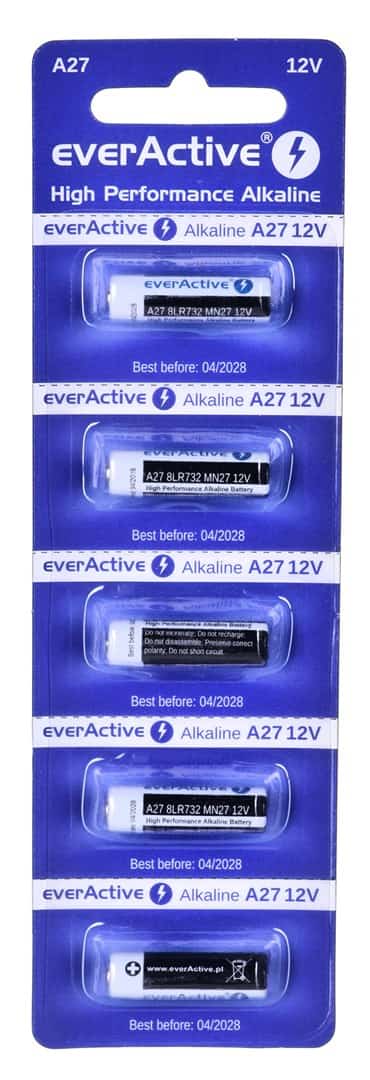 EVERACTIVE BATERIE ALKALICZNE 12V, 5 SZT.