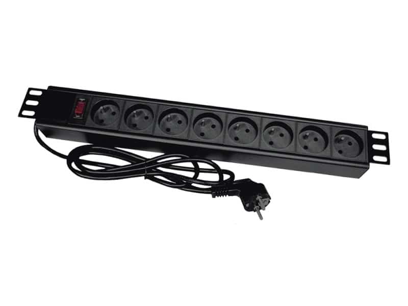 Listwa przeciwprzepięciowa A-LAN PZ081U3M, 3m, czarna