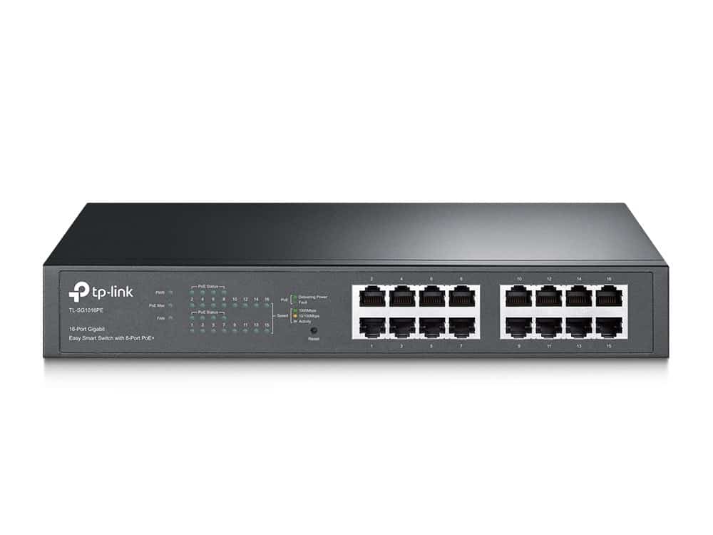 Switch TP-LINK TL-SG1016PE 16-portowy 10/100/1000Mbps