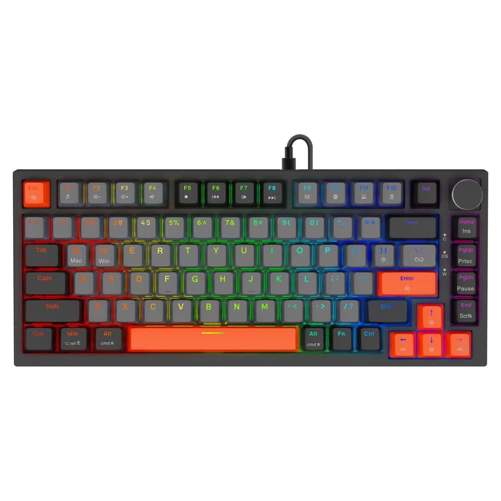SAVIO KLAWIATURA ASTRAL BLACK OUTEMU WHITE JADE RGB
