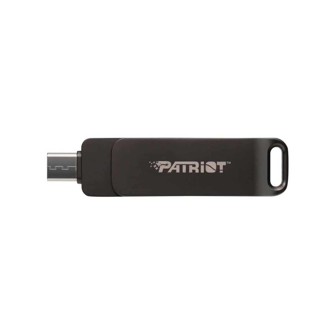 Pendrive Patriot Rage R550 Dual, USB-A + USB-C, 100 MB/s, aluminium