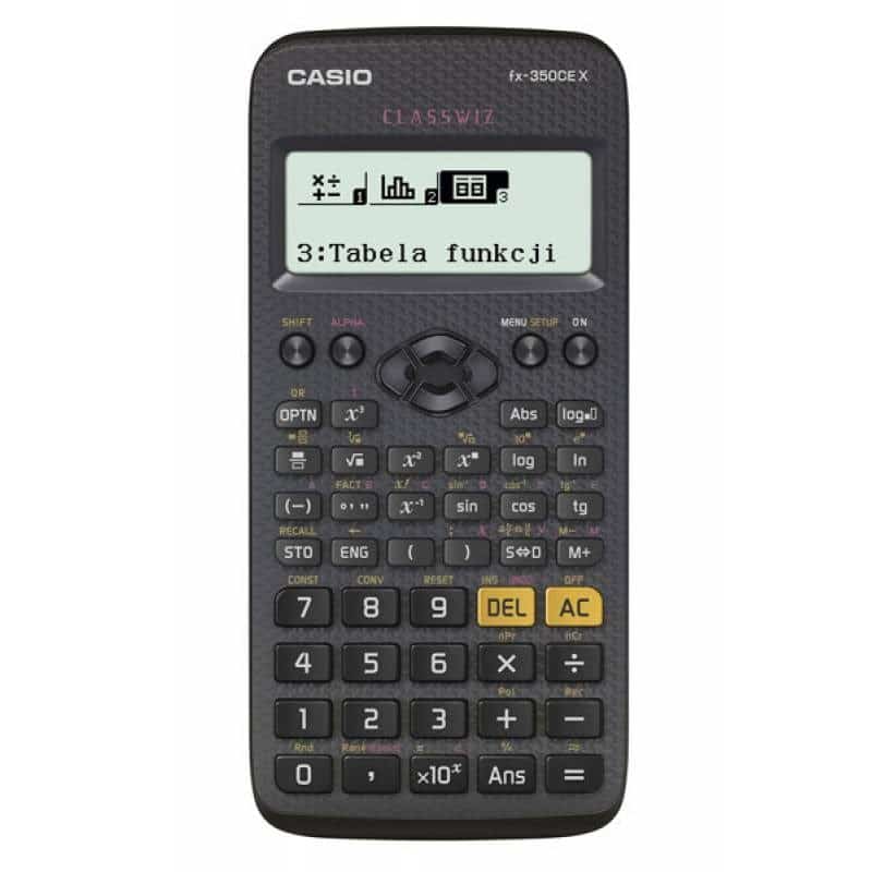 CASIO KALKULATOR NAUKOWY FX-350CEX, 379 FUNKCJI