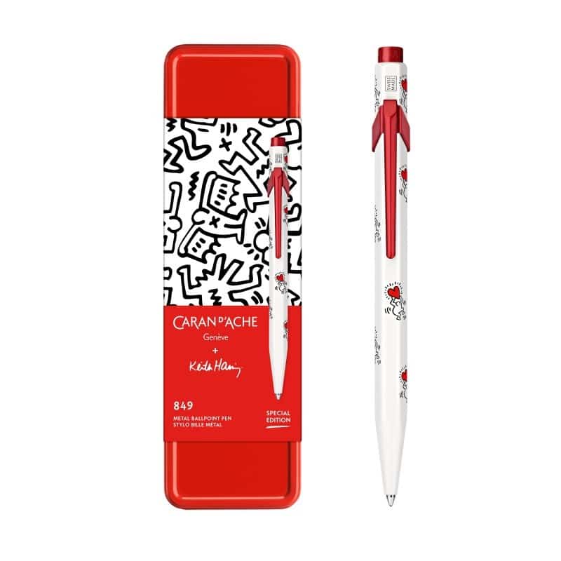 Caran d’Ache Długopis 849 Keith Haring, Biały