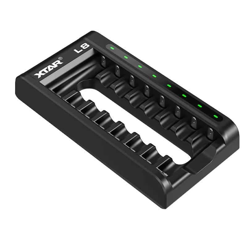 XTAR L8 Ładowarka 8 Baterii AAA i AA