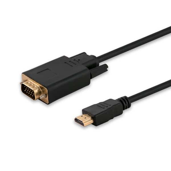Adapter SAVIO CL-103 HDMI do VGA 1,8m Czarny