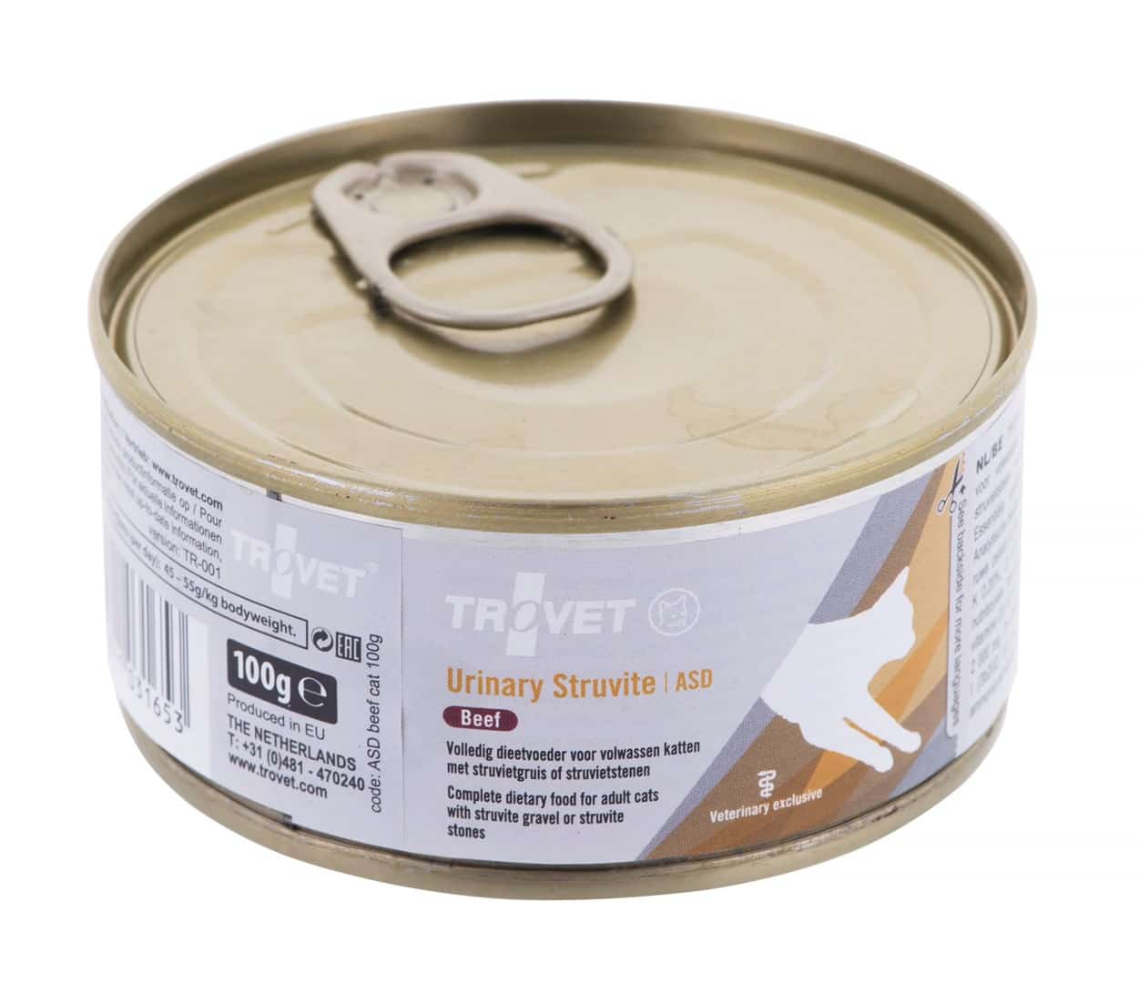 Trovet ASD Urinary Struvite - mokra karma 100g