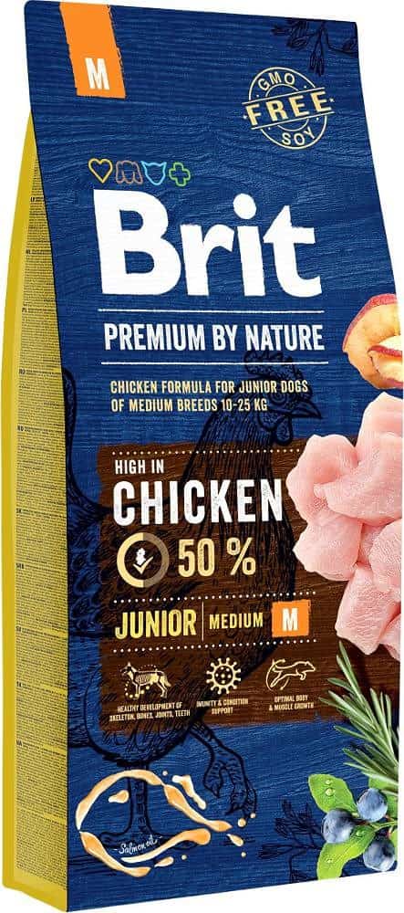 BRIT PREMIUM BY NATURE Junior M - 15 kg