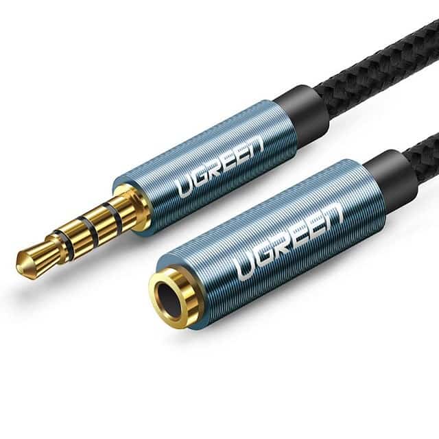 Ugreen Adapter AUX 3,5 mm 2m Niebieski