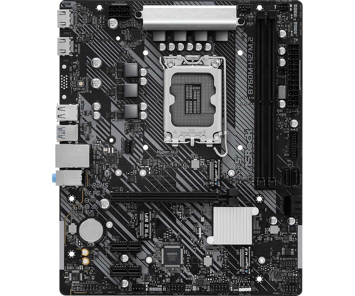 Płyta główna ASRock B760M-H2/M.2 Socket-1700