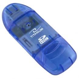 Czytnik kart TITANUM TA101B Niebieski USB