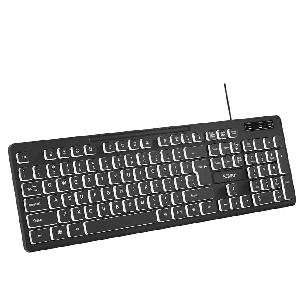 SAVIO KLAWIATURA KB-04 LED - Przewodowa