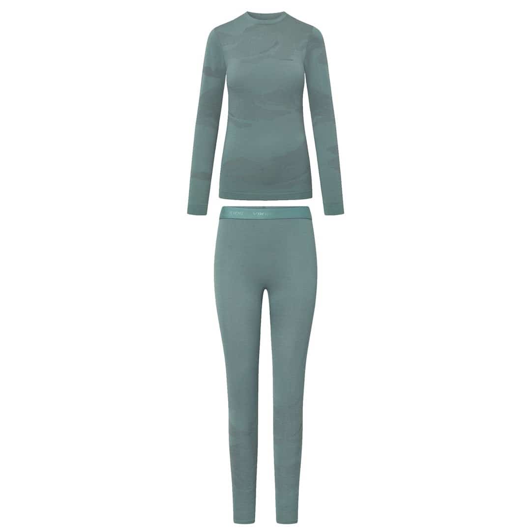 Komplet bielizny termoaktywnej VIKING Gasher Merino S, zielony