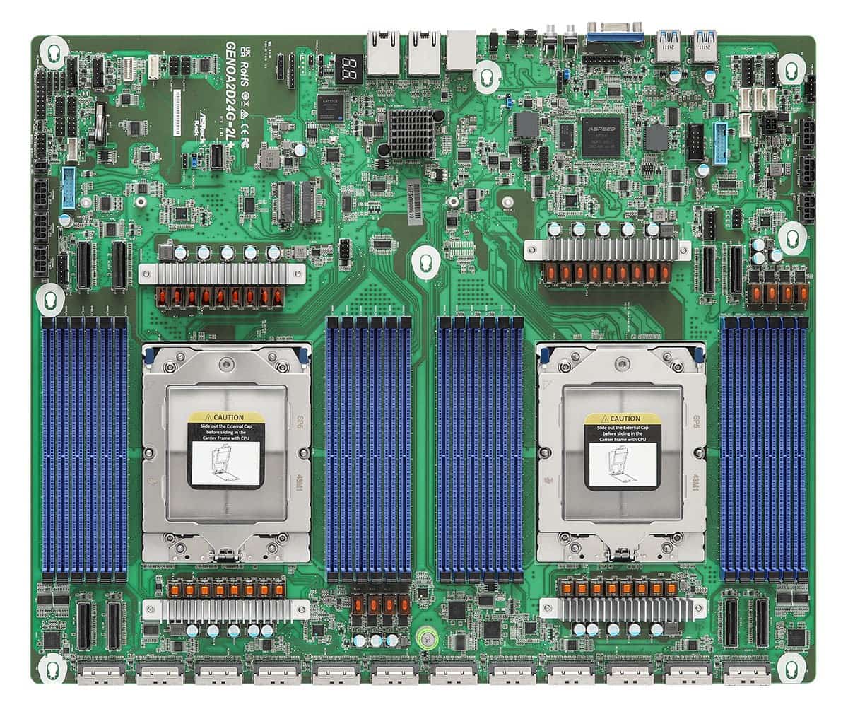 Płyta główna ASRock GENOA2D24G-2L+ 2x SP5 AMD Epyc 9004 SoC