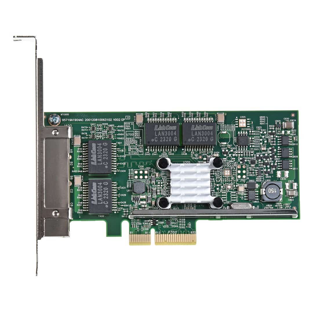Broadcom BCM5719-4P 4x 1GbE RJ45 PCIe NIC 2.0 x4