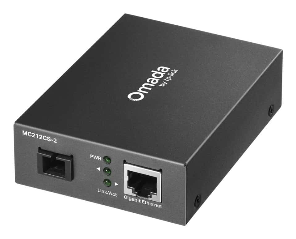 Konwerter TP-LINK MC212CS-2 Czarny