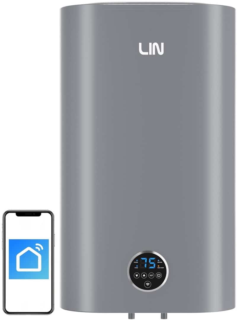 Bojler elektryczny LIN LIFVD1 80L szary z Wi-Fi