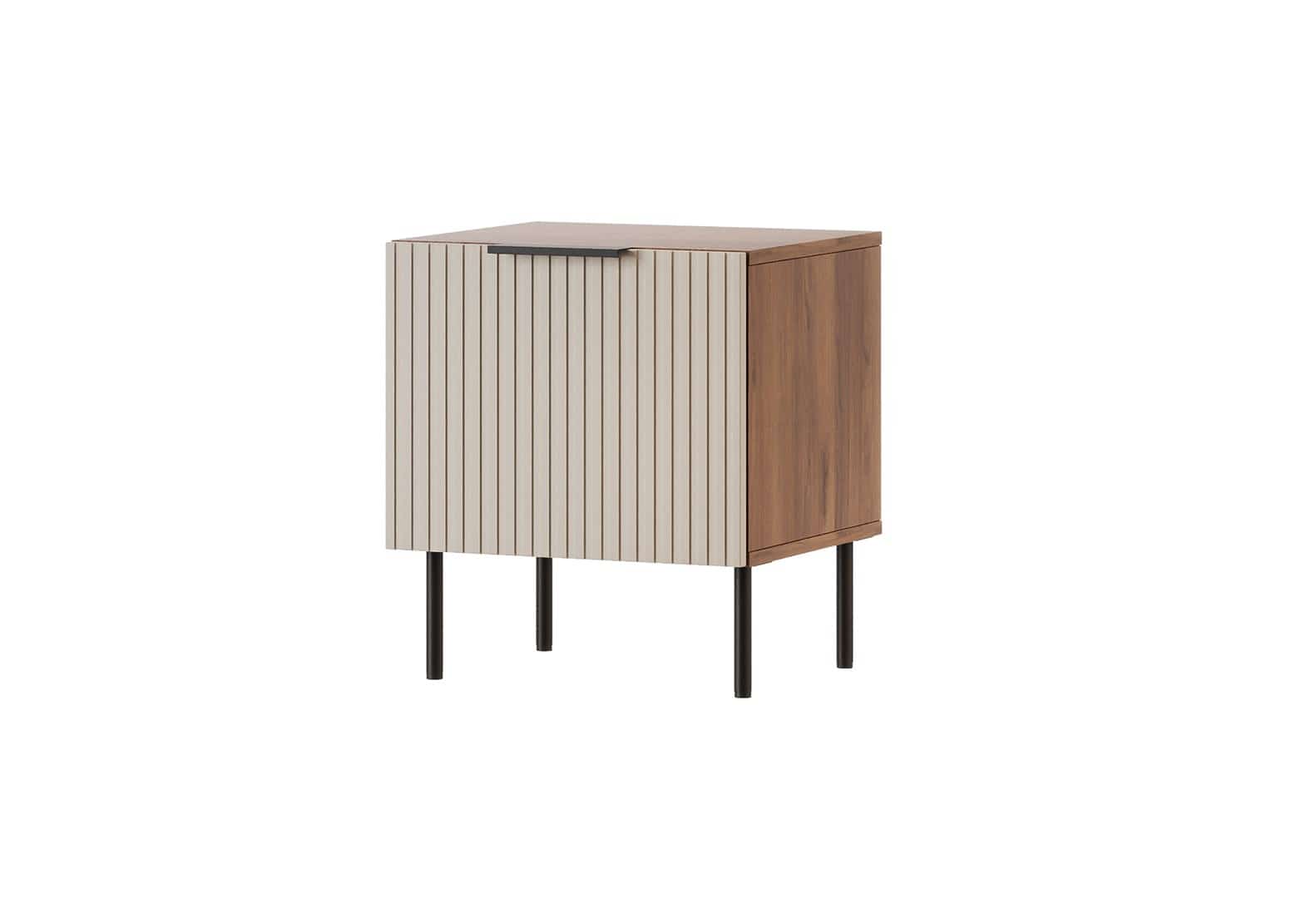 Szafka nocna 2szt ALMERA 50x42x44 orzech/kaszmir