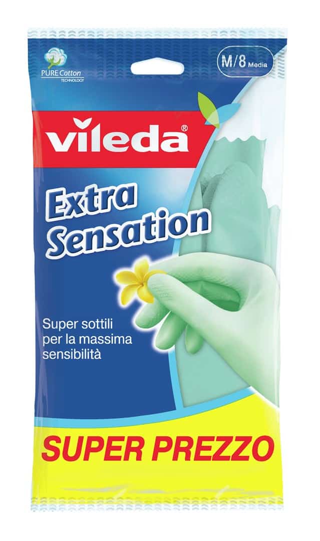 Rękawice Vileda Extra Sensation "M" - Certyfikaty CE, WEEE