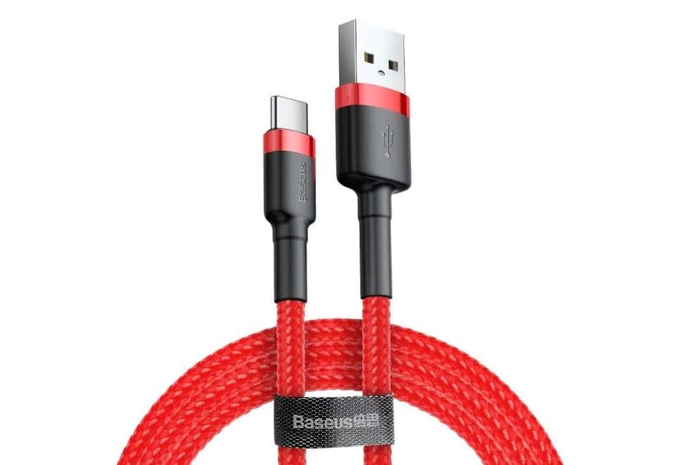 Kabel Baseus Cafule CATKLF-C09 USB 2.0 - C, 2m