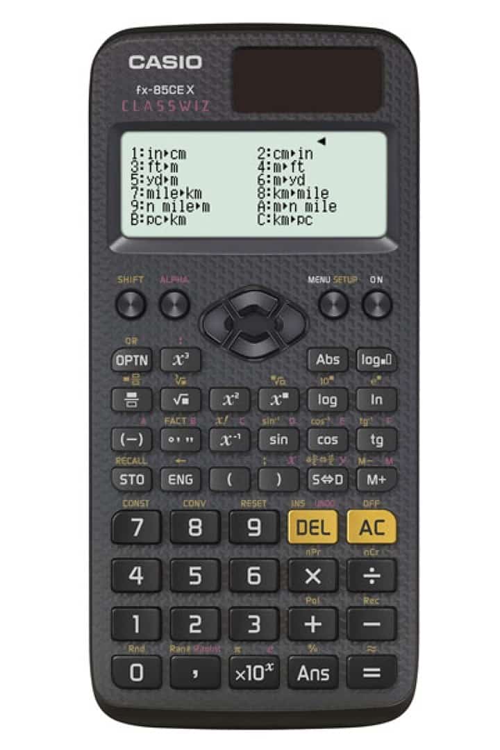 CASIO FX-85CEX Kalkulator Naukowy, 379 Funkcji