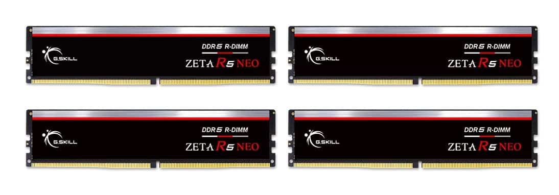 G.SKILL ZETA R5 NEO AMD DDR5 ECC 4X48GB 6400MHZ