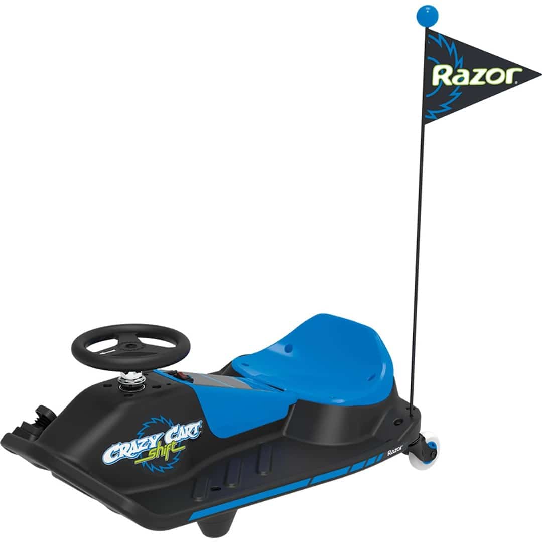 Razor Crazy Cart Shift Blue Lithium - 90W Motor
