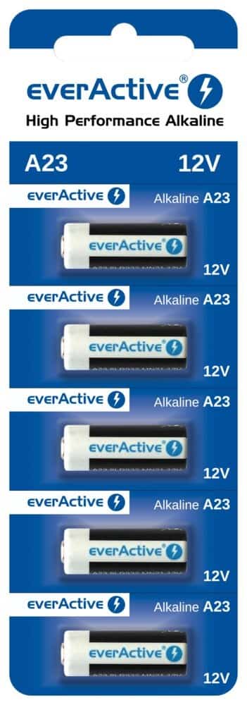 EVERACTIVE BATERIE ALKALICZNE A23 12V, BLISTER 5 SZT.